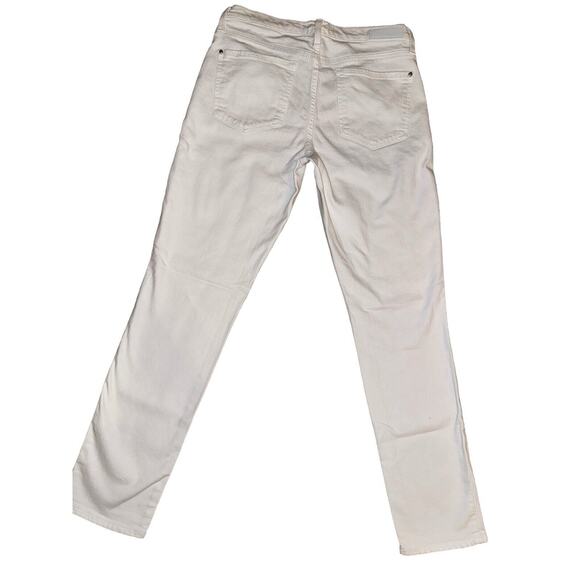 DKNY Jeans Bleeker Boyfriend White Denim Pants Comfort‎ Casual Everyday - Picture 9 of 10